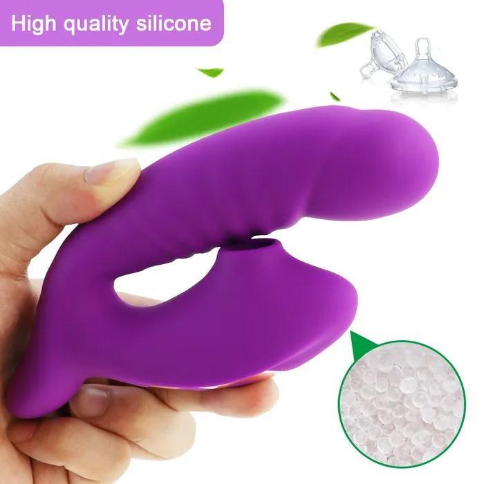sex toys for us Female Sex Toys G Spot Dildo Vibrator Clit Sucker With 10 Powerful Modes