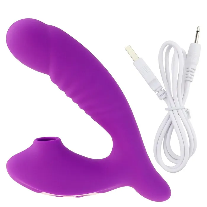 sex toys for us Female Sex Toys G Spot Dildo Vibrator Clit Sucker With 10 Powerful Modes