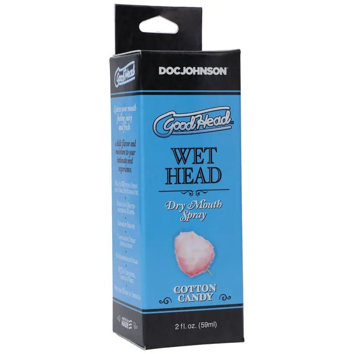 Doc Johnson Enhancers Goodhead Wet Head Dry Mouth Spray Cotton Candy 2 Fl Oz 59ml Doc Johnson Enhancers Goodhead Wet Head Dry Mouth Spray Cotton Candy 2 Fl Oz 59ml