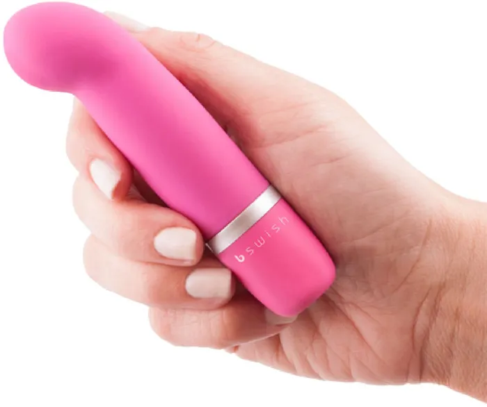 B Swish BCUTE Classic Curve Multi Speed Vibrator Pleasure Toy by Bswish Rose Pink Vibrators