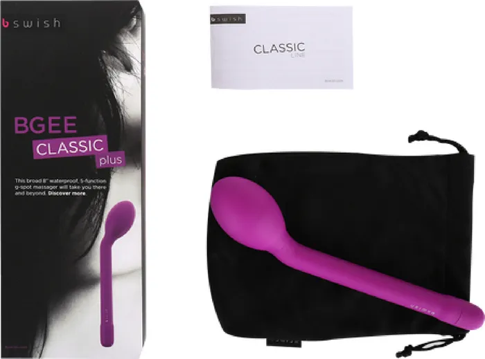 BGee Classic Plus Multi Function Vibrator Kegel Pleasure Toy by Bswish Raspberry B Swish Vibrators