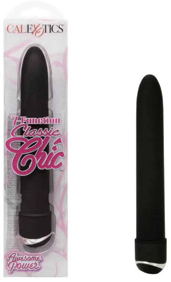 Vibrators 7Function Classic Chic Standard Black California Exotic Novelties