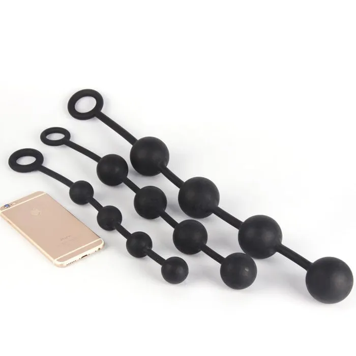 MRIMIN Butt Plug with Silicone Anal Bead Anal Sex Toys with Safe Pull Ring MRIMIN Male Sex Toys MRIMIN Butt Plug with Silicone Anal Bead Anal Sex Toys with Safe Pull Ring MRIMIN Male Sex Toys