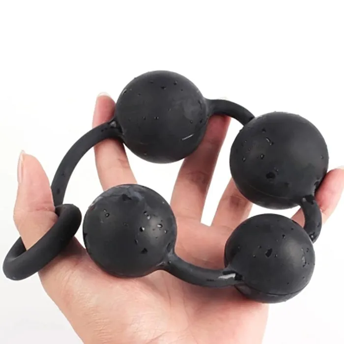 MRIMIN Butt Plug with Silicone Anal Bead Anal Sex Toys with Safe Pull Ring MRIMIN Male Sex Toys MRIMIN Butt Plug with Silicone Anal Bead Anal Sex Toys with Safe Pull Ring MRIMIN Male Sex Toys