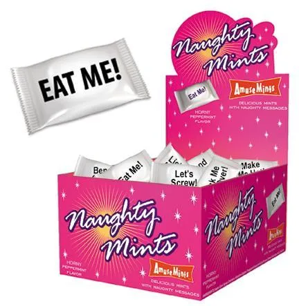 Naughty Mints Display Candy Prints Vibrators